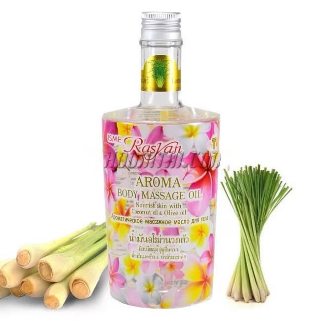 RASYAN AROMA BODY MASSAGE OIL LEMONGRASS - ภาพที่ 2