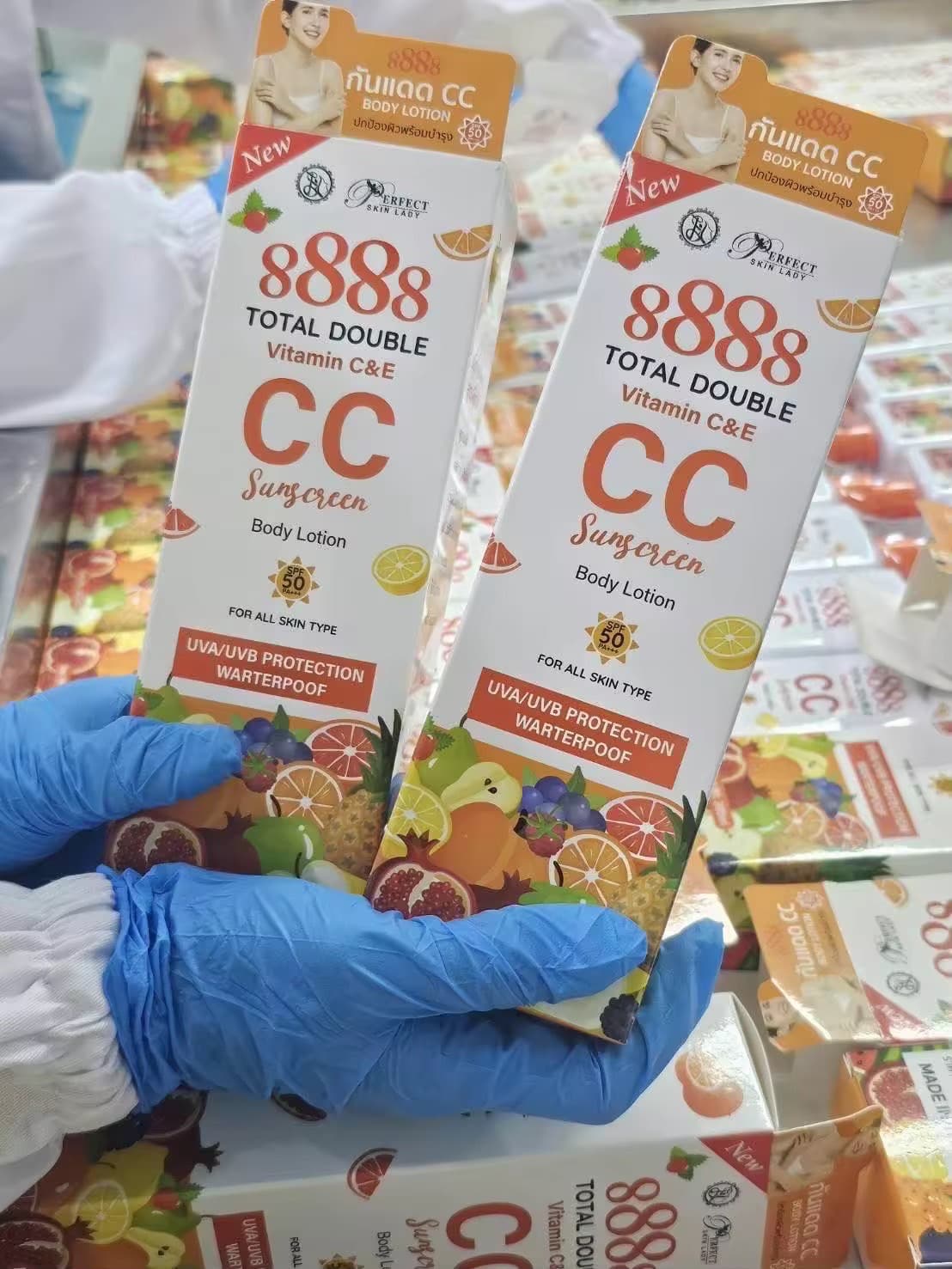 8888 TOTAL DOUBLE VITAMIN C&E CC SUNSCREEN BODY LOTION - ภาพที่ 3