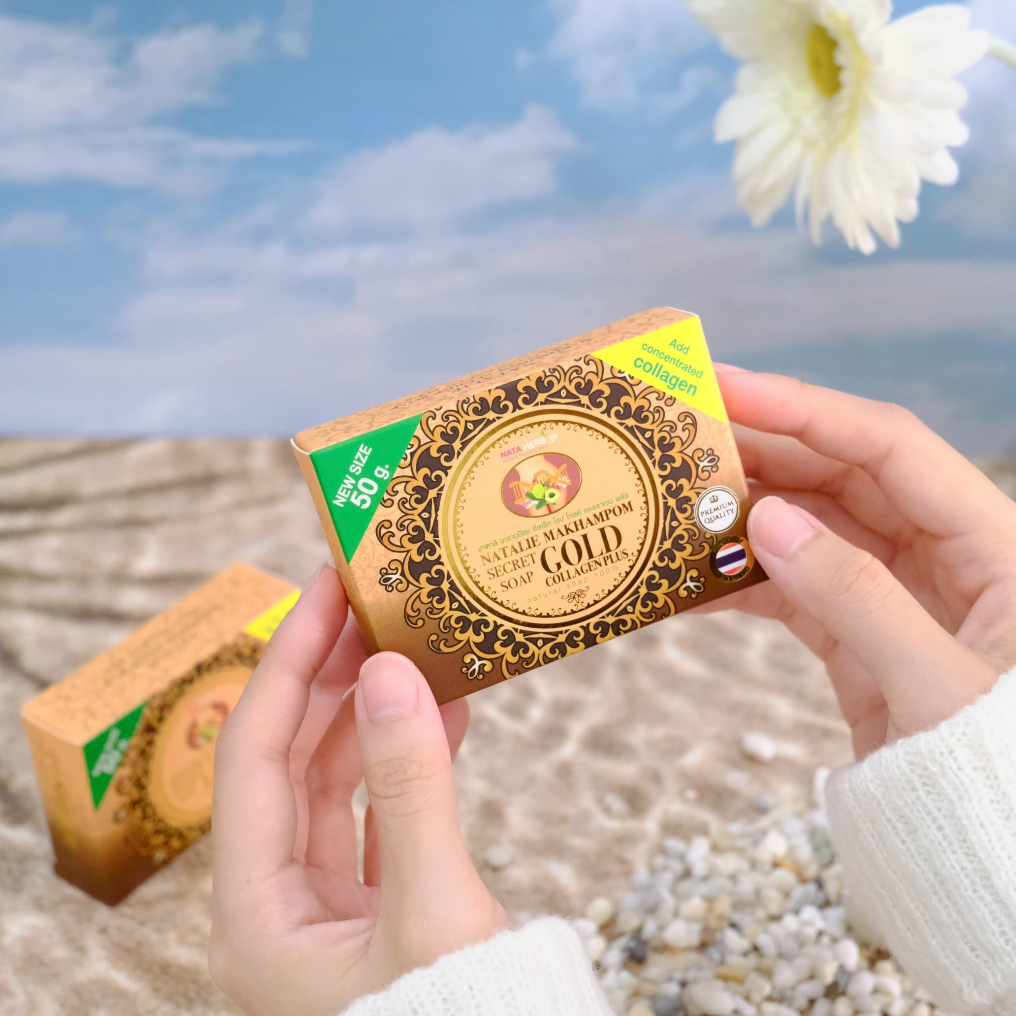 NATALIEMAKHAMPOM SECRET SOAP GOLD COLLAGEN PLUS - ภาพที่ 3