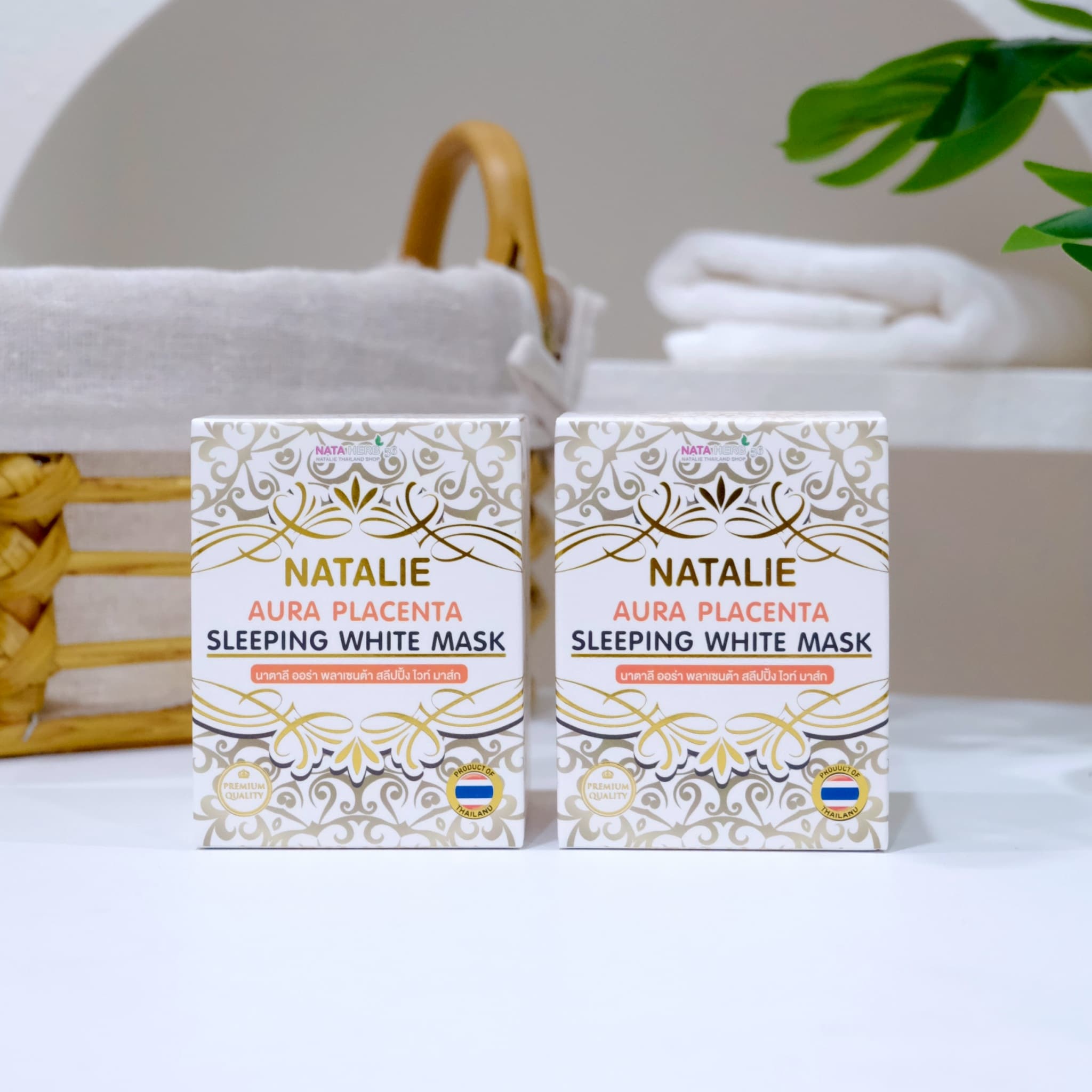 NATALIE AURA PLACENTA SLEEPING WHITE MASK - ภาพที่ 3